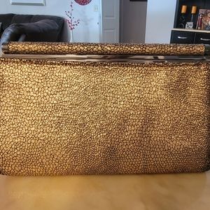 Bronze Sparkly Evening Clutch